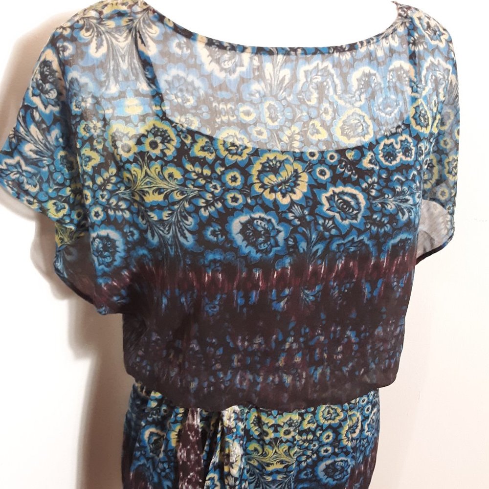 danny and nicole Boho Dress Size 4 - Picture 2 of 7